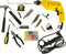 STANLEY SDH600KP 600W 13mm Corded Hammer Drill Machine & 120-Piece Hand Tool Kit - YELLOW & BLACK