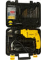 STANLEY SDH600KP 600W 13mm Corded Hammer Drill Machine & 120-Piece Hand Tool Kit - YELLOW & BLACK